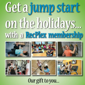 RecPlex Holiday Membership Promo