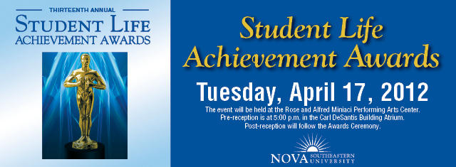 graphic for Student Life Achievement Awards