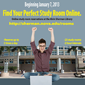Find your perfect study room at Alvin Sherman library--room reservation online