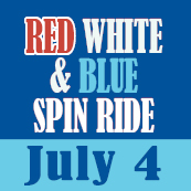 90-minute spin ride july 4