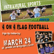 Intramural Sport--4 on 4 flag football