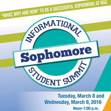 Sophomore Informational Student Summit