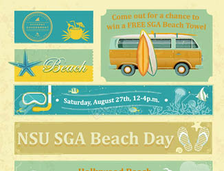 NSU SGA Beach Day