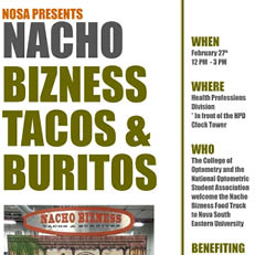 NOSA Presents Nacho Bizness Tacos & Buritos