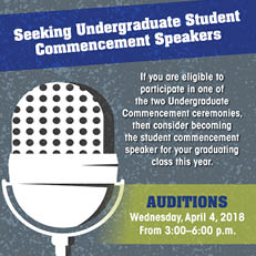 Undergraduate Commencement Speaker