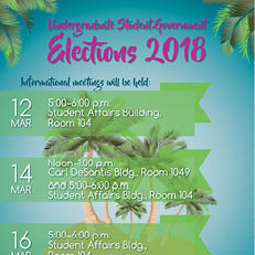Undergraduate Student Government Elections 2018