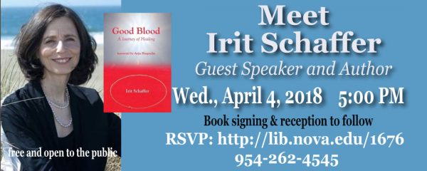Meet: Irit Schaffer - Guest Speaker and Author 