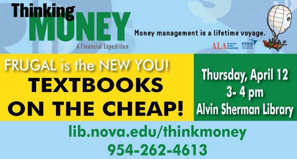 Frugal is the New You! Textbooks on the Cheap!