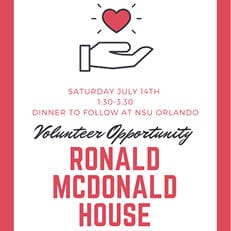Volunteer Opportunity: Ronald McDonald House
