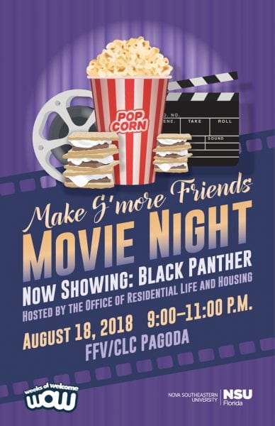 Make S'more Friends Movie Night: Black Panther