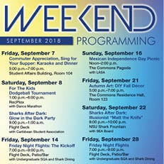 Weekend Programming September 2018