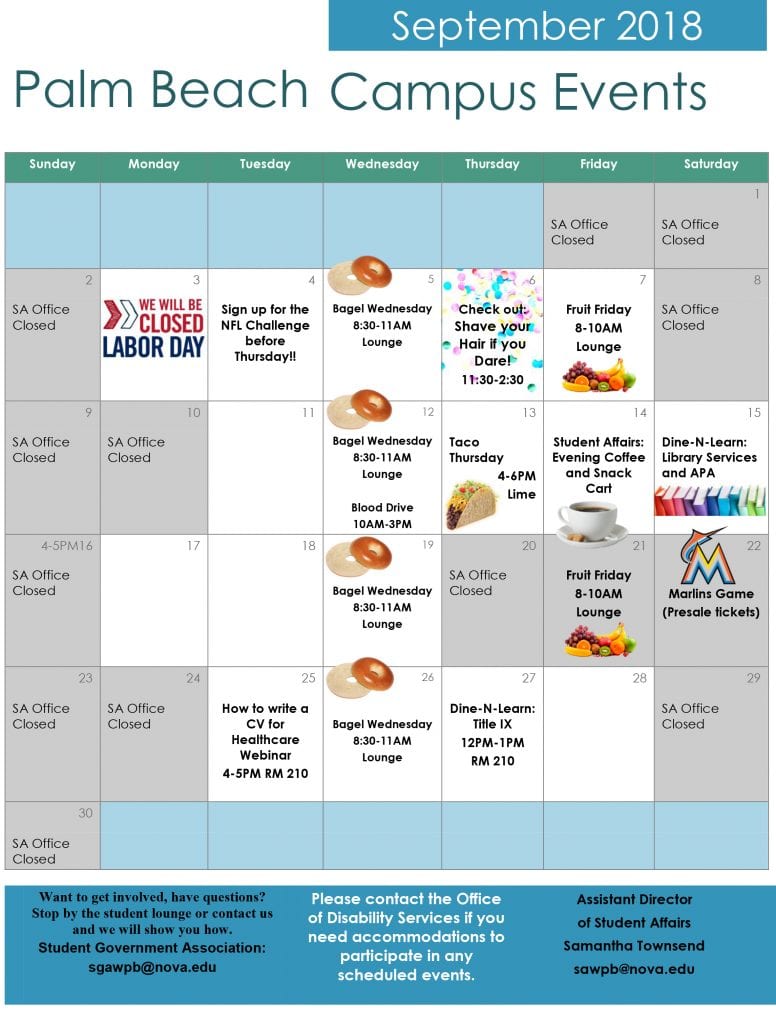 Palm Beach--September Calendar of Events