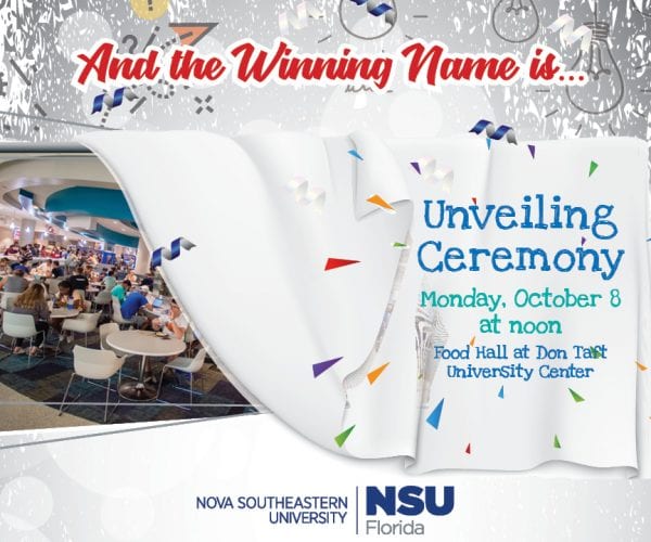 UC Dining Hall Name Unveiling Ceremony (Oct. 8)