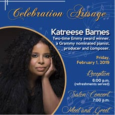 Celebration ArtSage Presents Two-Time Emmy Winner Katreese Barnes