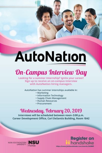 AutoNation On-Campus Interview Day