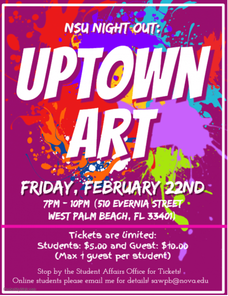 NSU Night Out: Uptown Art