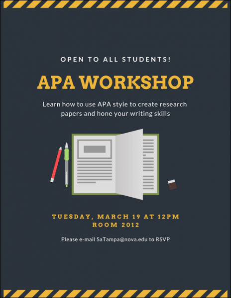 Dine & Learn: APA Format and Library Resources