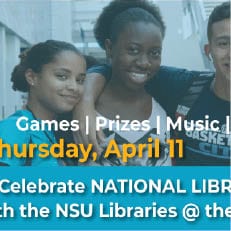 Celebrate National Library Week with the NSU Libraries at the UC Takeover
