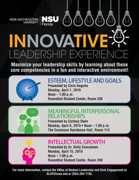 Innovative Leadership Experience - April 2019