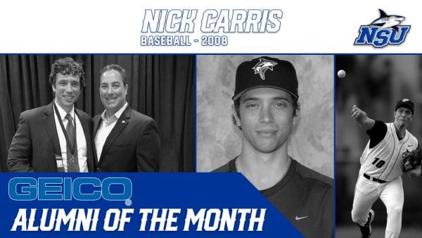 Nick Carris Selected as GEICO Alumni of the Month