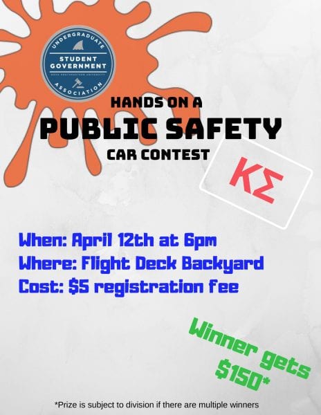 Hands on a Public Safety Car Contest - Apr. 12