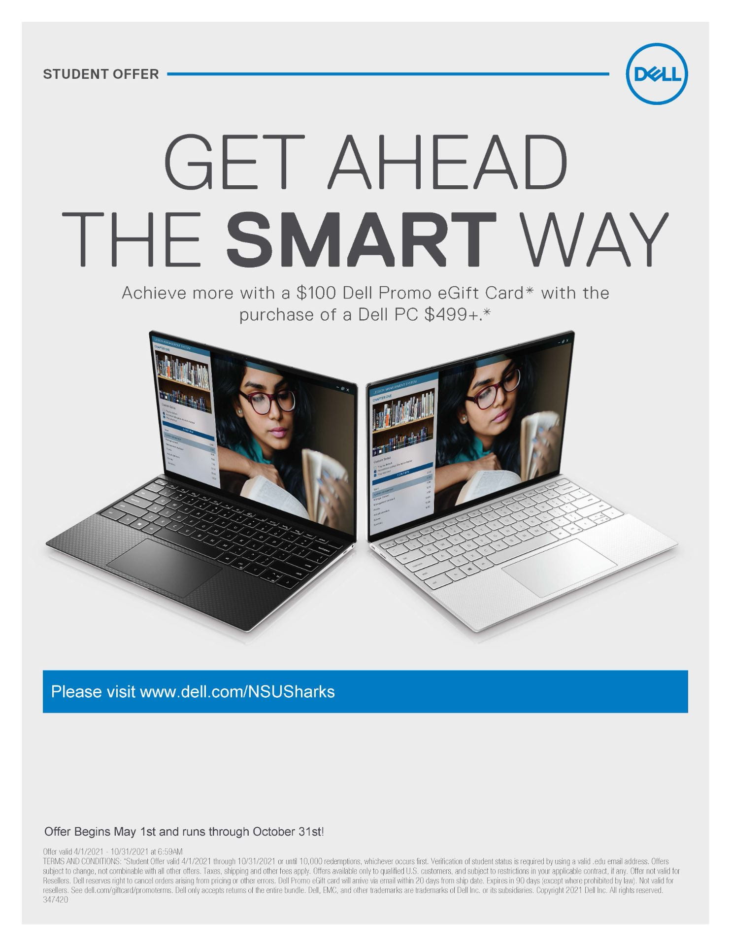 Dell Student Offer Get Ahead The Smart Way NSU SharkFINS