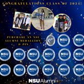 Congratulations Class of 2024! Purchase an NSU Alumni Medallion and Pin!
