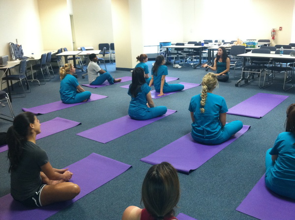 photo: Yoga Class, MIAMI--March 2012