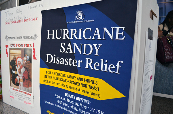 Hurricane Sandy Relief Drive