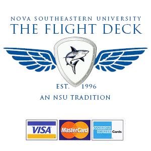 NSU Flight Deck now accept major credit cards