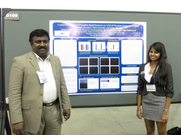 Biology Students Present Prostate-Cancer Research at Conference in California 