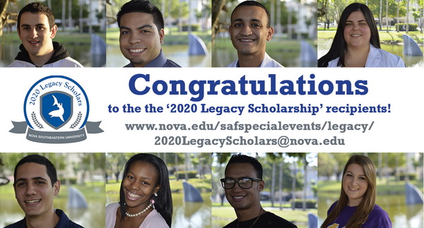 2020 Legacy Scholars Recipients