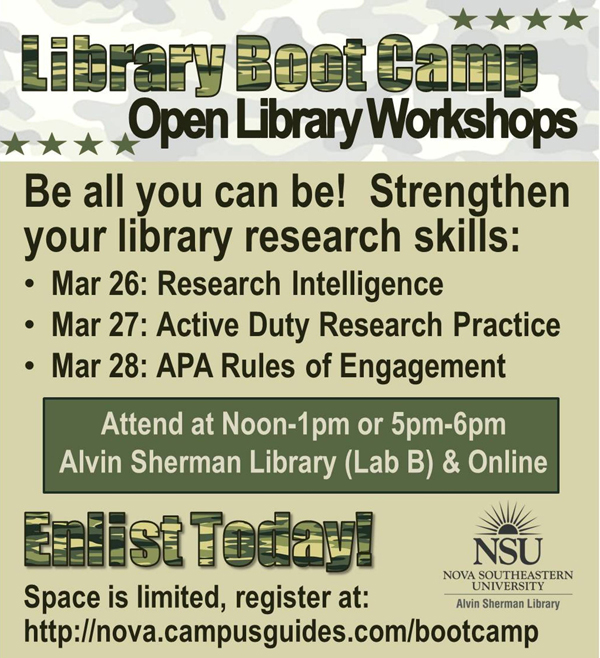 Library Boot Camp