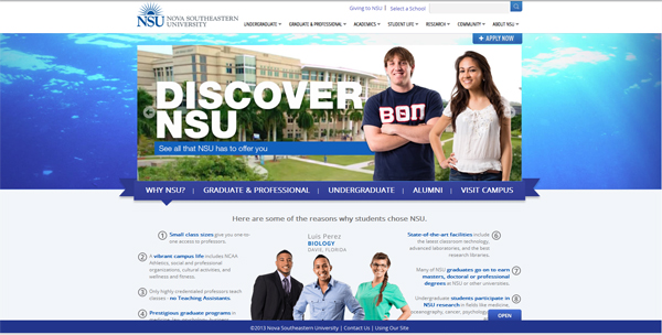 New NSU Website