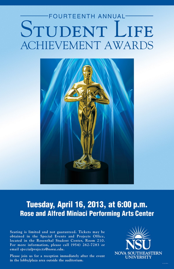 Student Life Achievement Awards to be held April 16