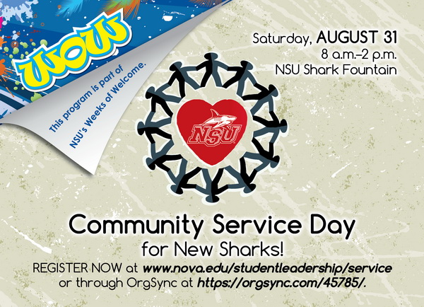 Community Service Day for New Sharks!, Aug 31, 2013