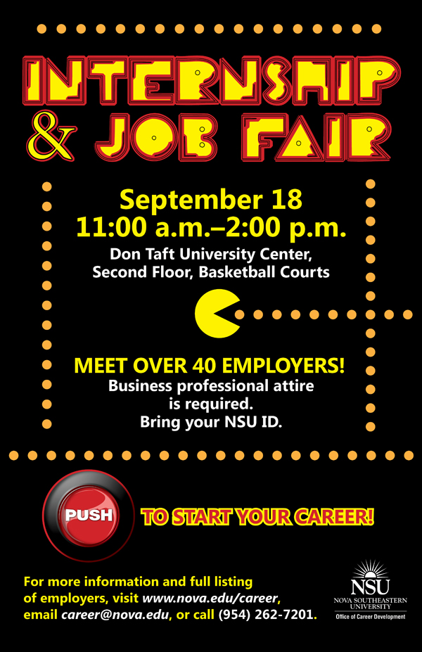 Internship Job Fair--September 18
