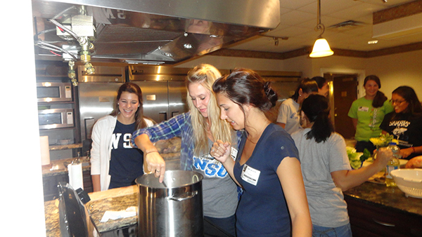 PA Orlando students prepare and serve up more than just meals at the Florida Hospital Ronald McDonald House in Orlando.