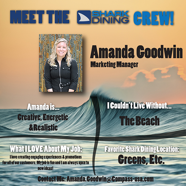 Amanda Goodwin, Marketing Manager for Shark Dining