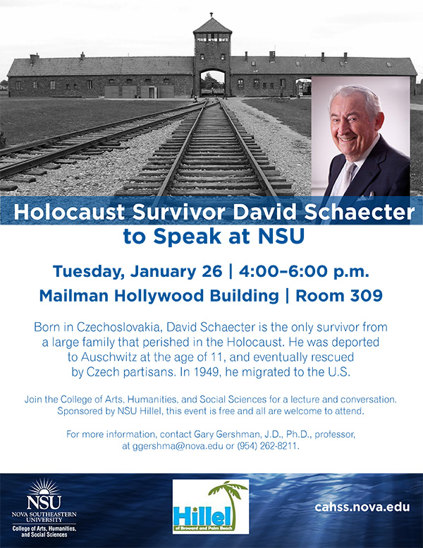 Holocaust Survivor David Schaecter 