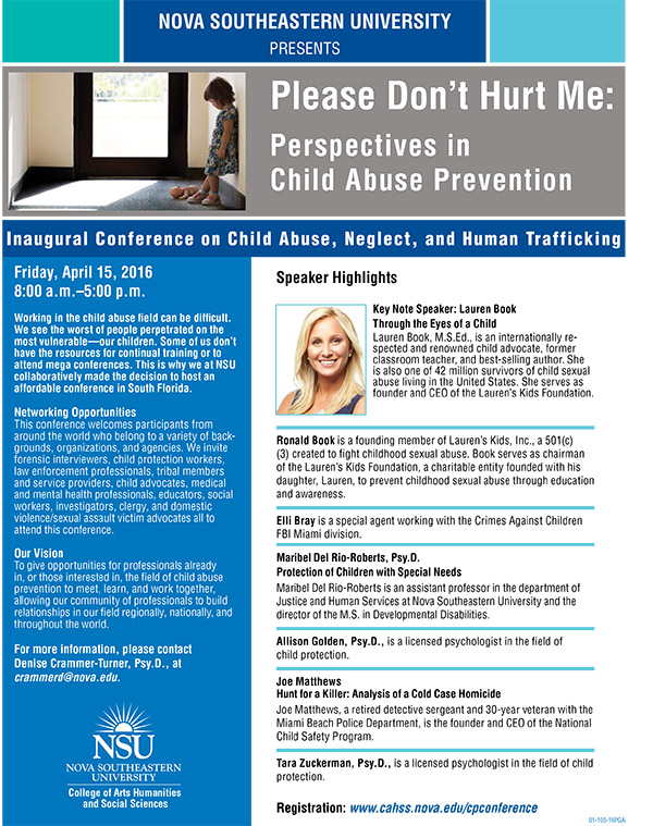 Inaugural Conference on Child Abuse, Neglect, and Human Trafficking