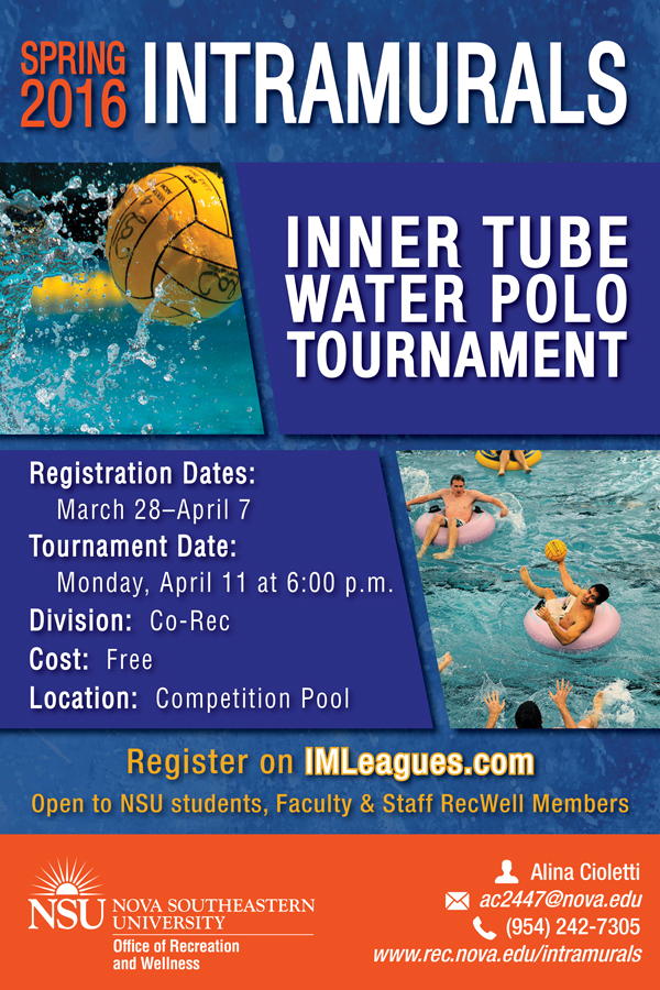 Intramural Inner Tube Water Polo Tournament