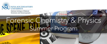 Foresenic Chem Physics Summer Program graphic